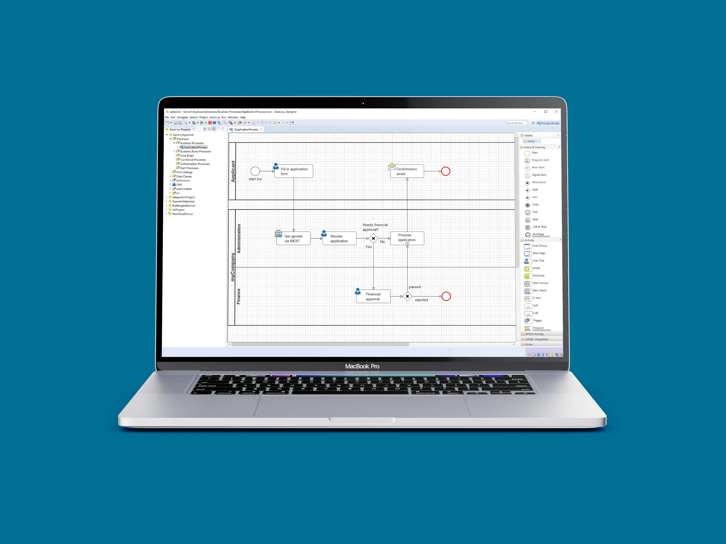 screenshot of Axon Ivy